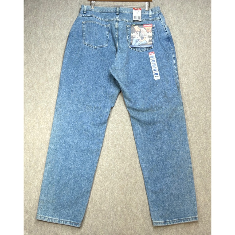 Wrangler Womens 18 Blue Western Mom Jeans Relaxed Fit High Rise Straight Leg